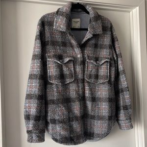 Abercrombie & Fitch Sherpa Shirt Jacket